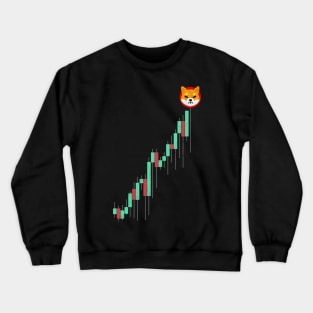 Vintage Stock Chart Shiba Inu Coin To The Moon Trading Hodl Shib Army Crypto Token Cryptocurrency Blockchain Wallet Birthday Gift For Men Women Kids Crewneck Sweatshirt